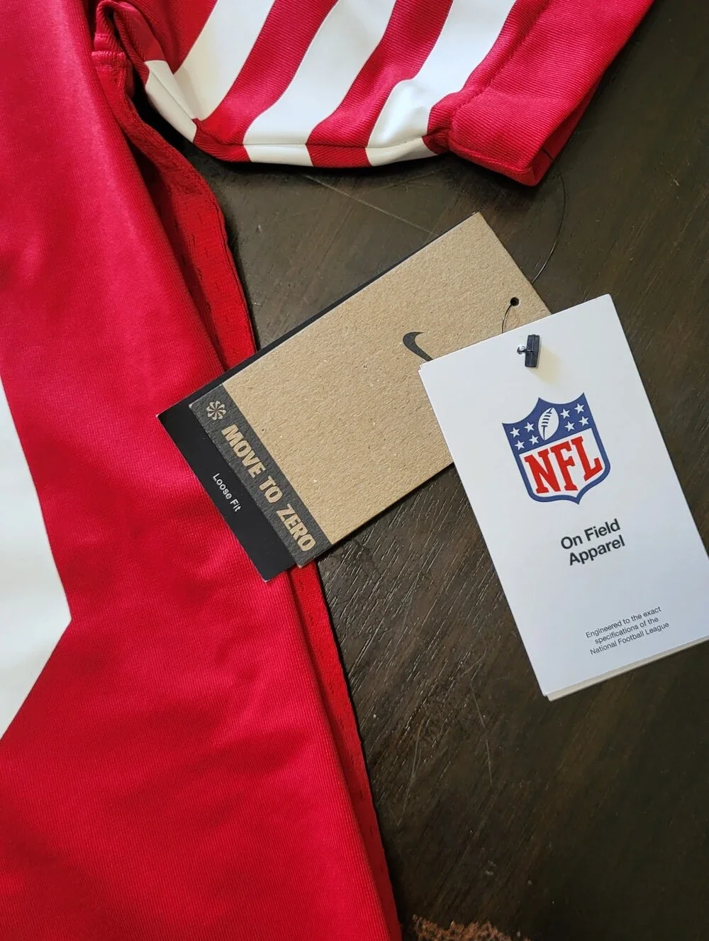 *NEW* NIKE Kittle San Francisco 49ers NFL On Field Apparel Jersey Size Small